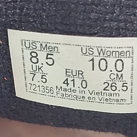 Vans X Aries OG Sk8-Mid LX Tiger Bright Unisex US Size Men's 8.5 Women's 10 NWB - Picture 10 of 10